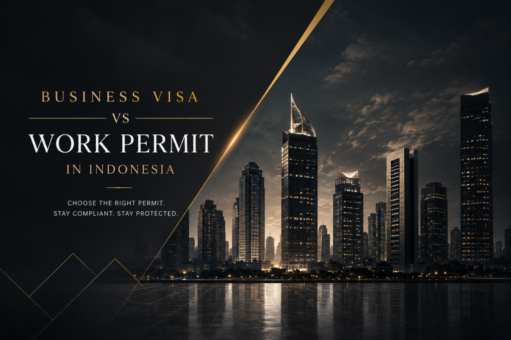 Business Visa vs Work Permit in Indonesia: When Is a Work Permit Required?