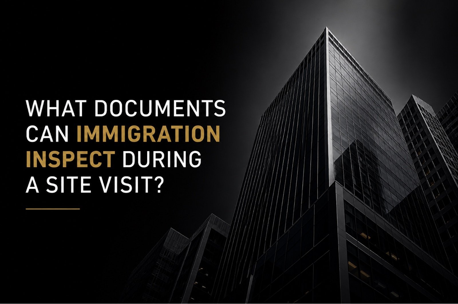 What Documents Can Immigration Inspect During a Site Visit? Immigration Compliance, Regulatory Oversight, and Inspection Readiness for Multinational Companies in Indonesia