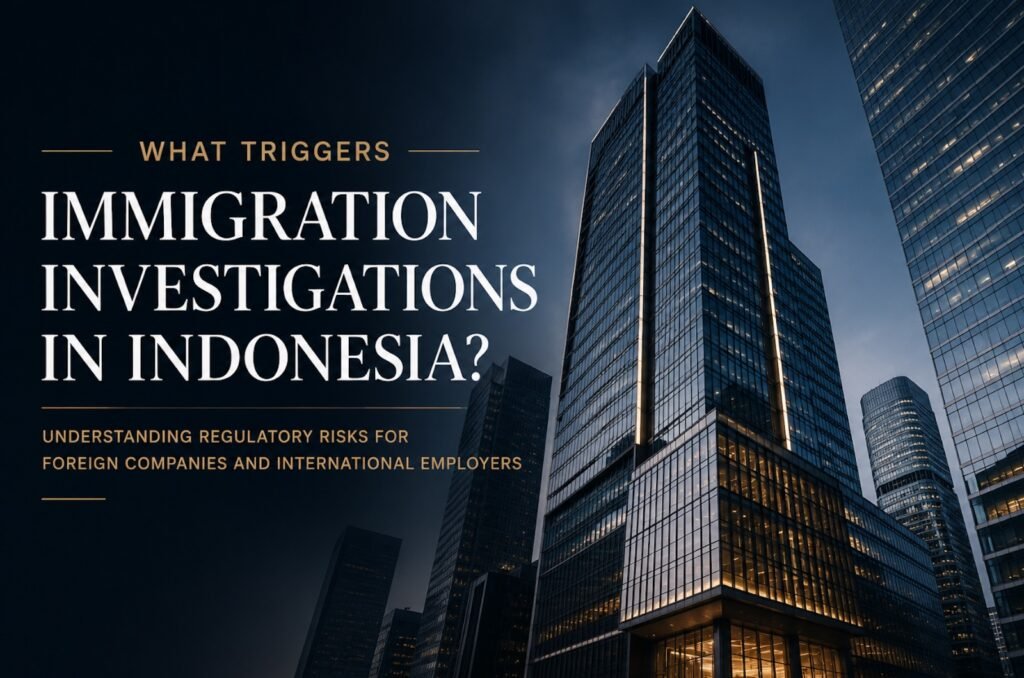 What Triggers an Immigration Investigation in Indonesia? Understanding Regulatory Risks for Foreign Companies and International Employers