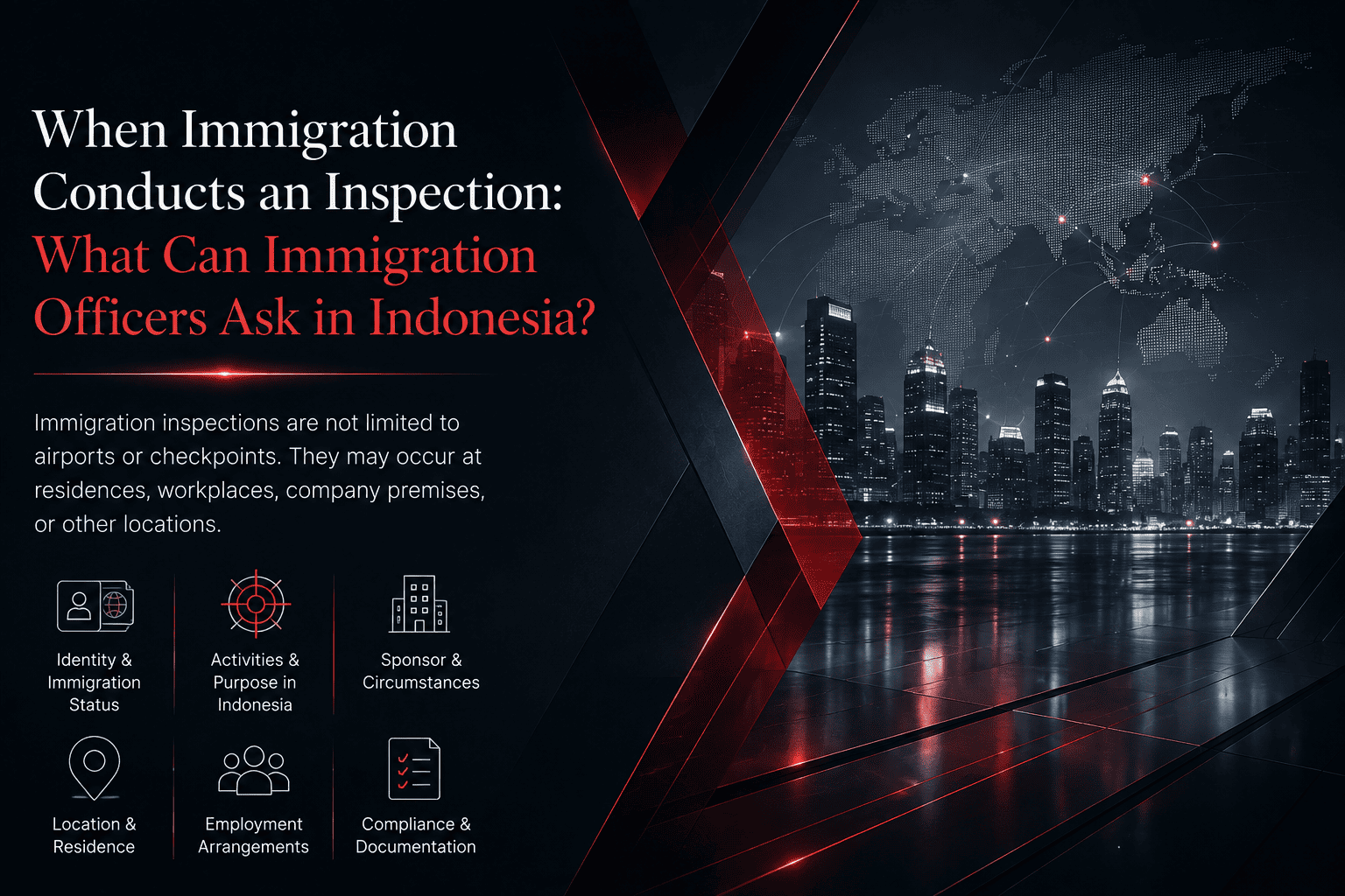 When Immigration Conducts an Inspection: What Can Immigration Officers Ask in Indonesia?